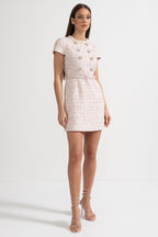 Kısa Kollu  Mini Elbise