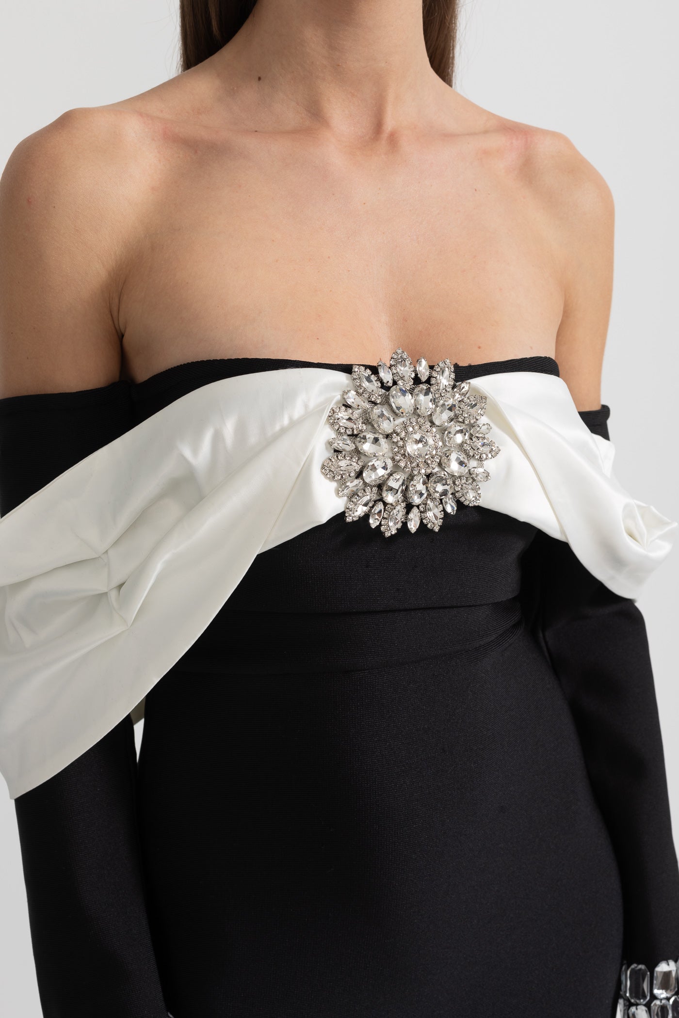 Süslemeli Midi Elbise