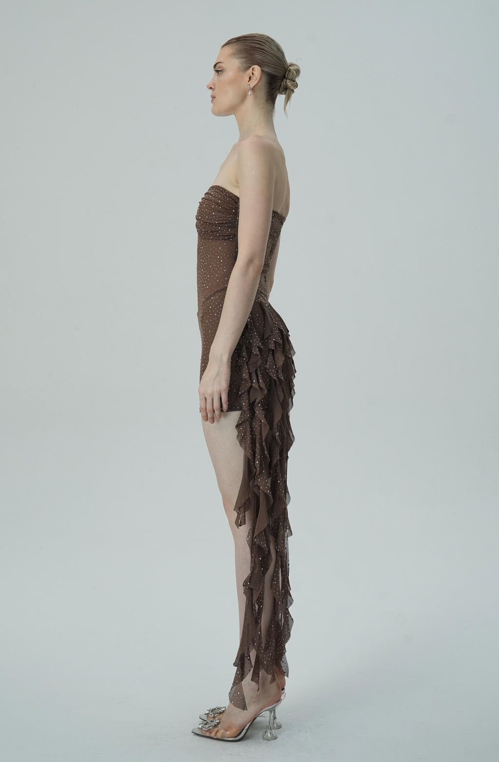 Fırfır Mini Elbise