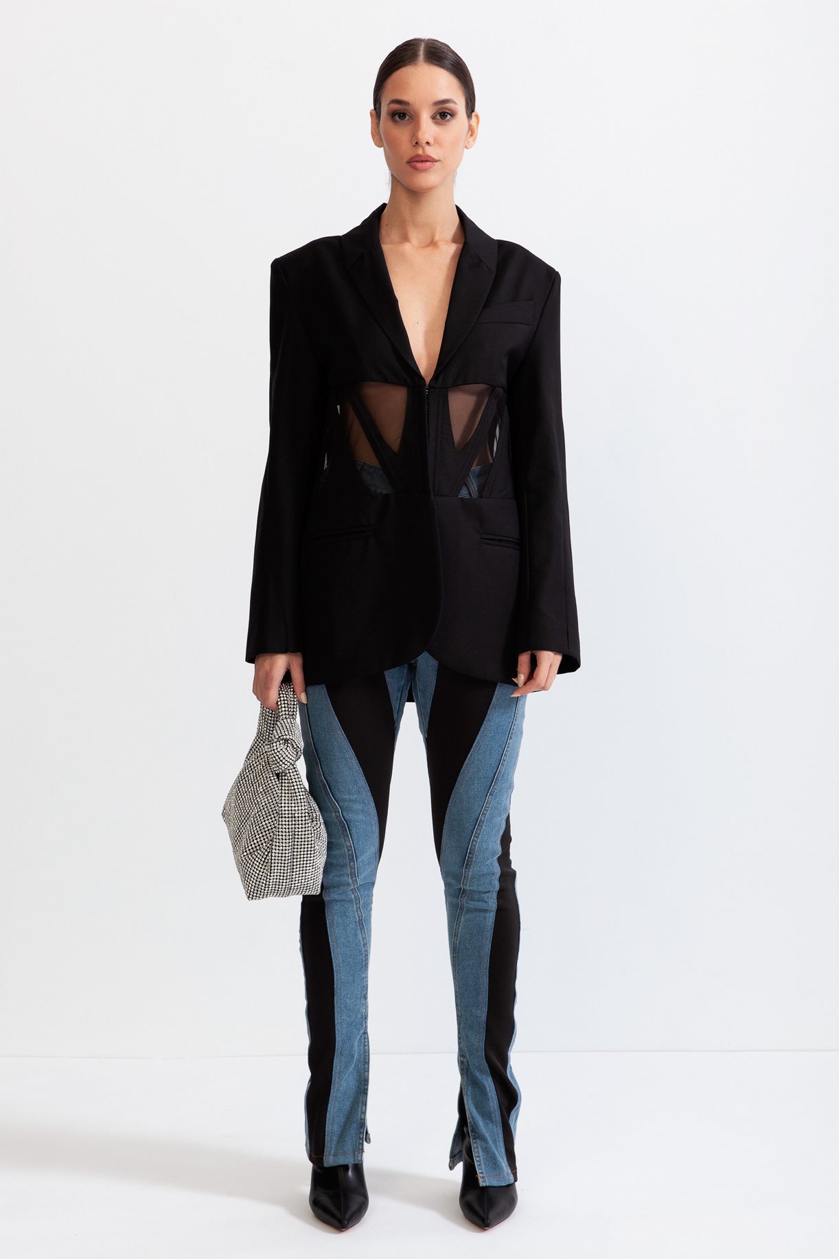 Korseli blazer ceket