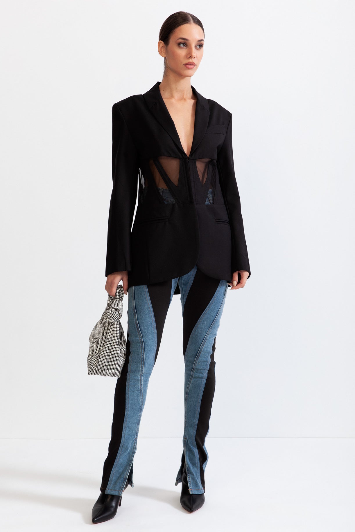 Korseli blazer ceket