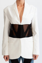 Korseli blazer ceket
