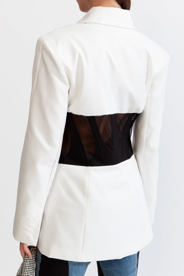 Korseli blazer ceket