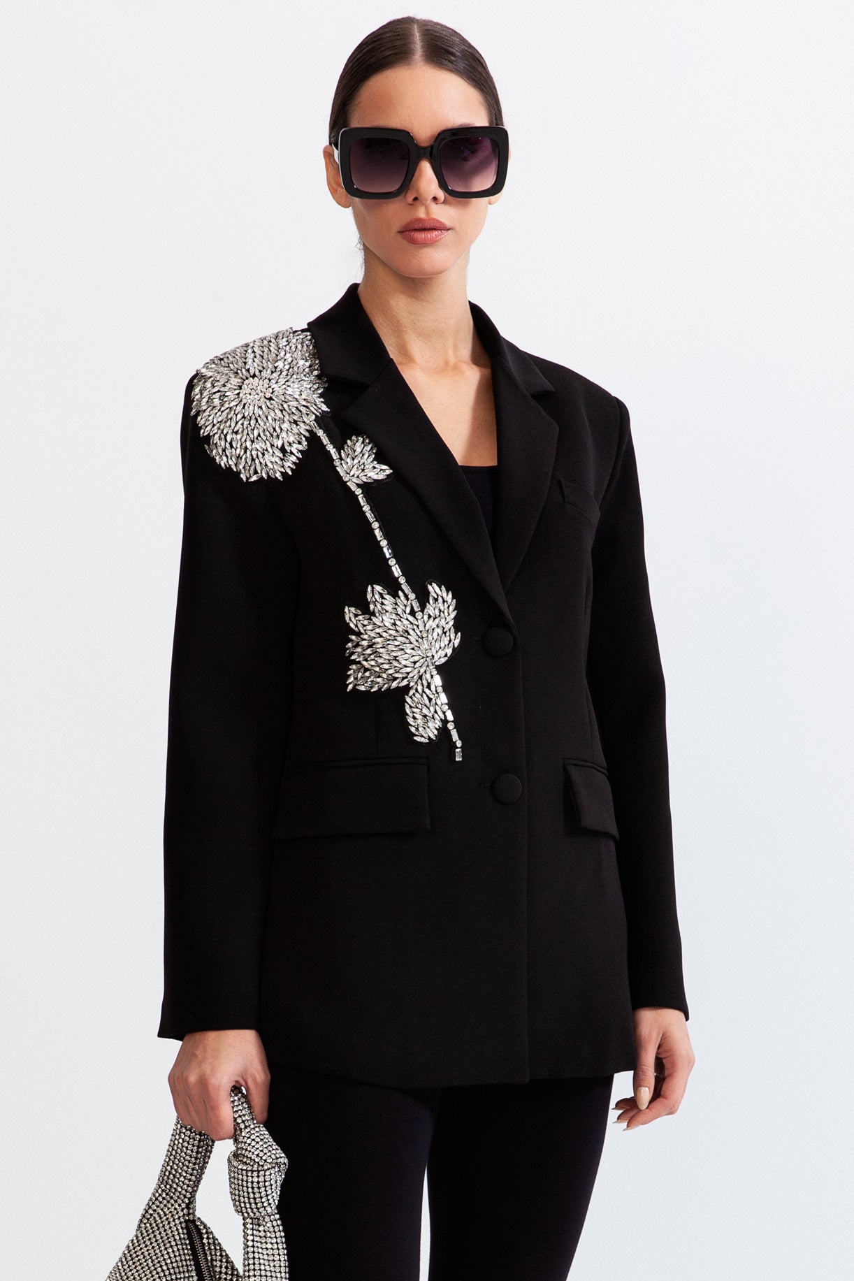 işlemeli blazer ceket