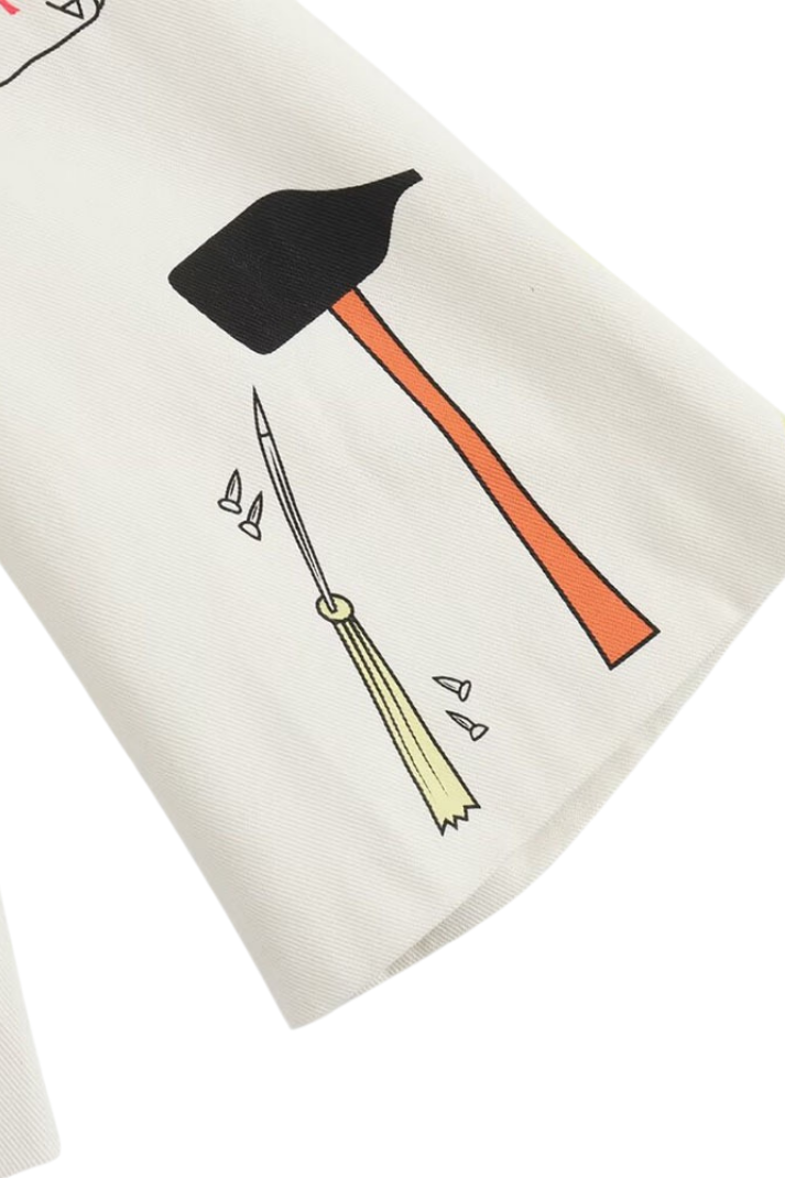 Luke Baskılı Kısa Ceket