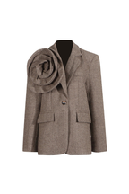 Nala Çiçek Rozetli Blazer Ceket