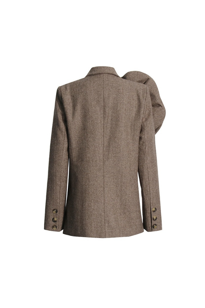 Nala Çiçek Rozetli Blazer Ceket