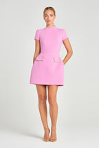 Pembe Mini Elbise