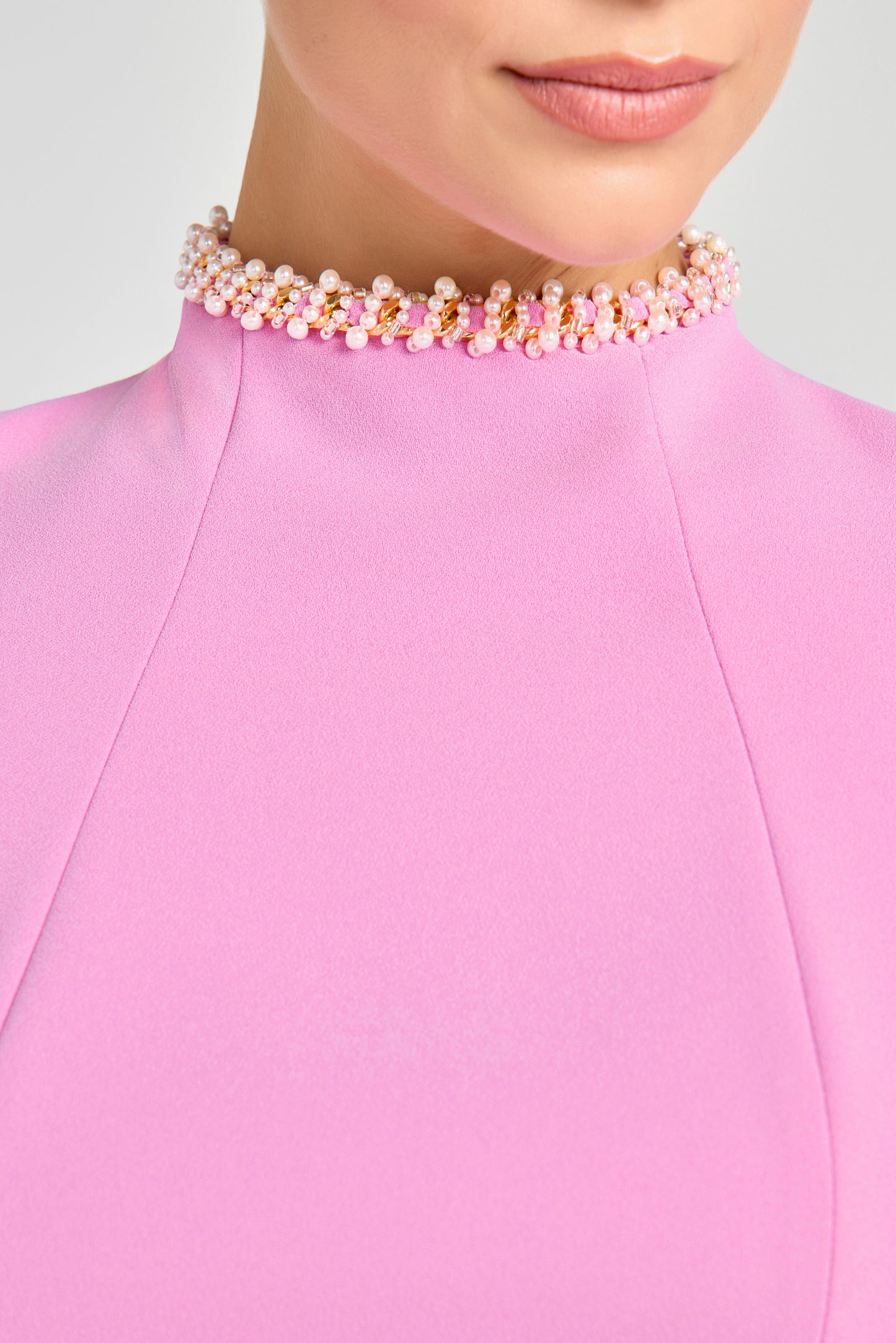 Pembe Mini Elbise
