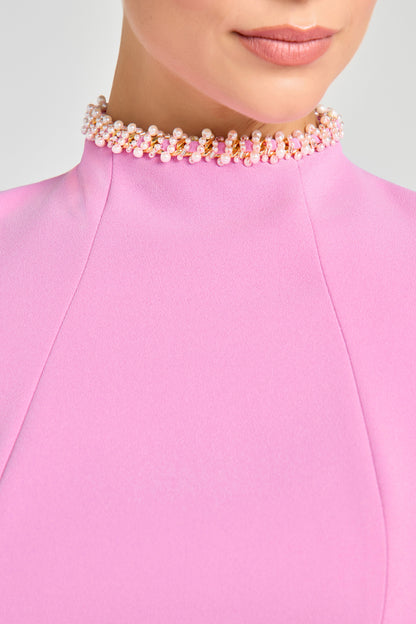 Pembe Mini Elbise