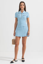 Kısa Kollu Elmas Elbise