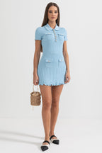 Kısa Kollu Elmas Elbise