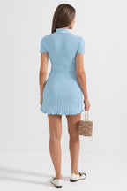 Kısa Kollu Elmas Elbise