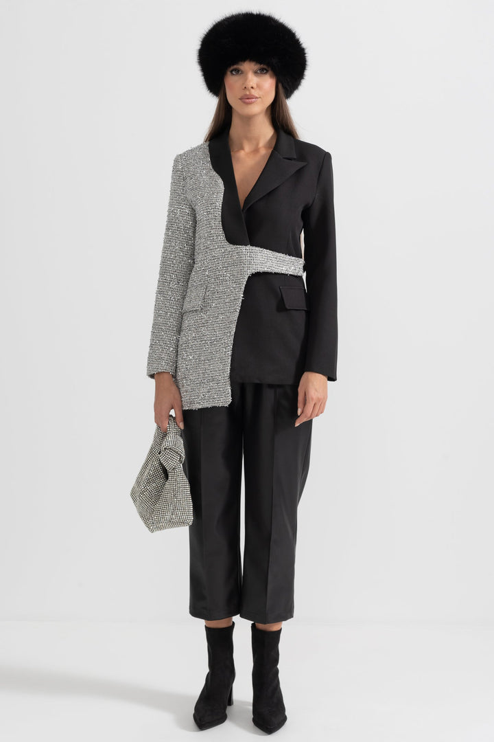 çift renk blazer ceket