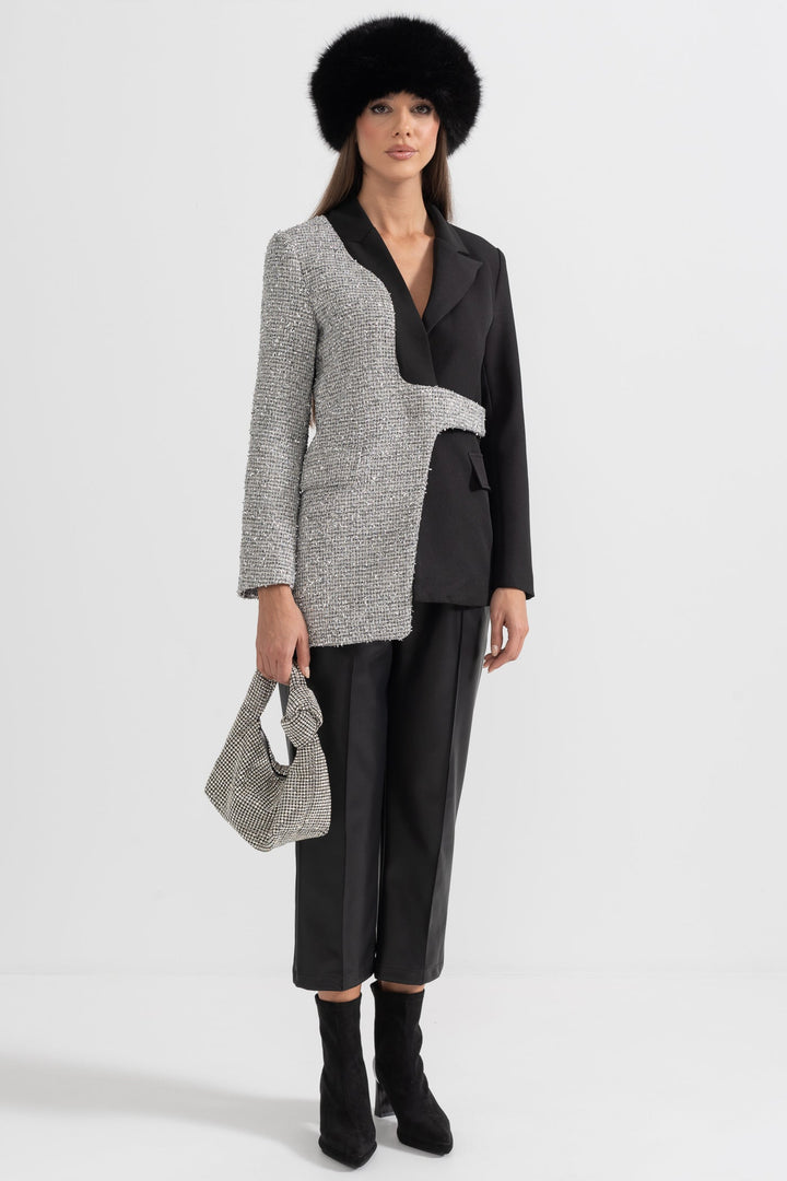 çift renk blazer ceket