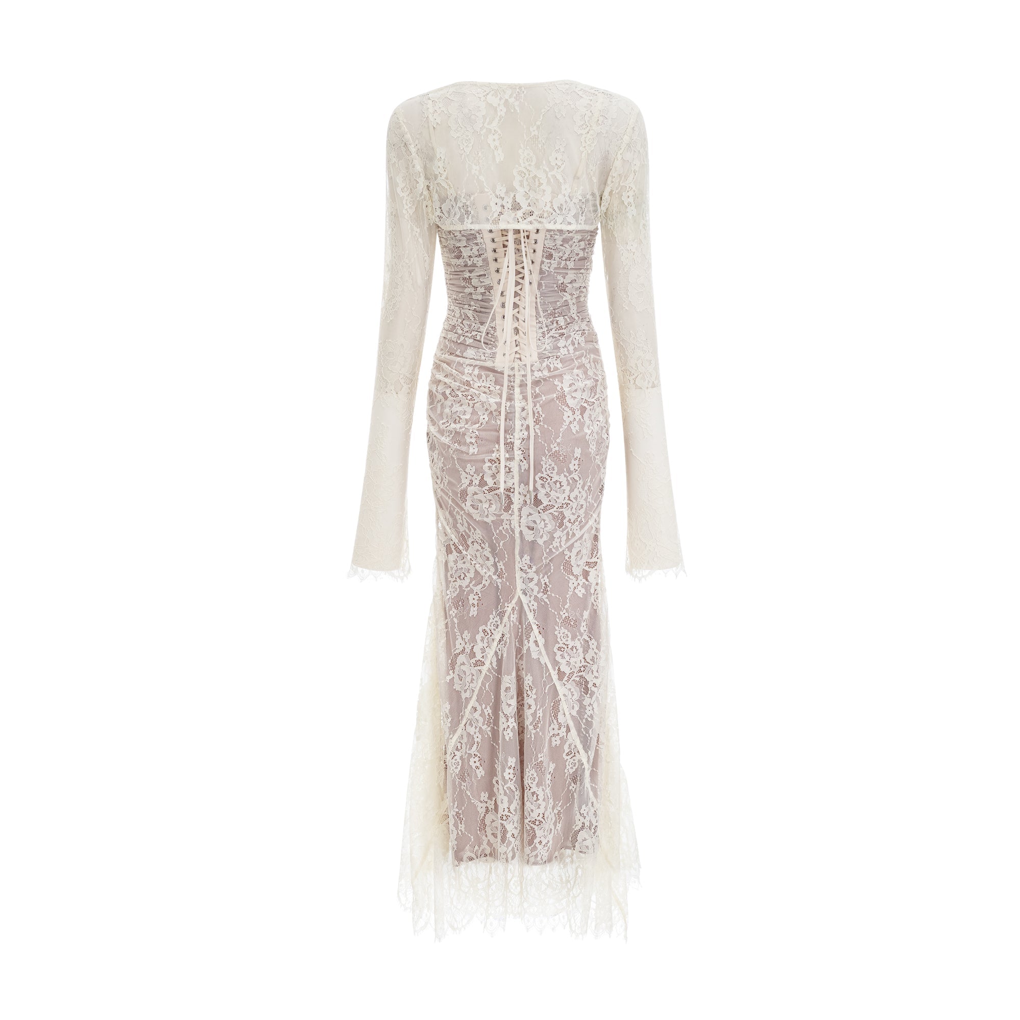 Valérie örgü maksi elbise