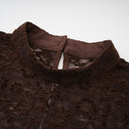 Fleur kadife mini elbise