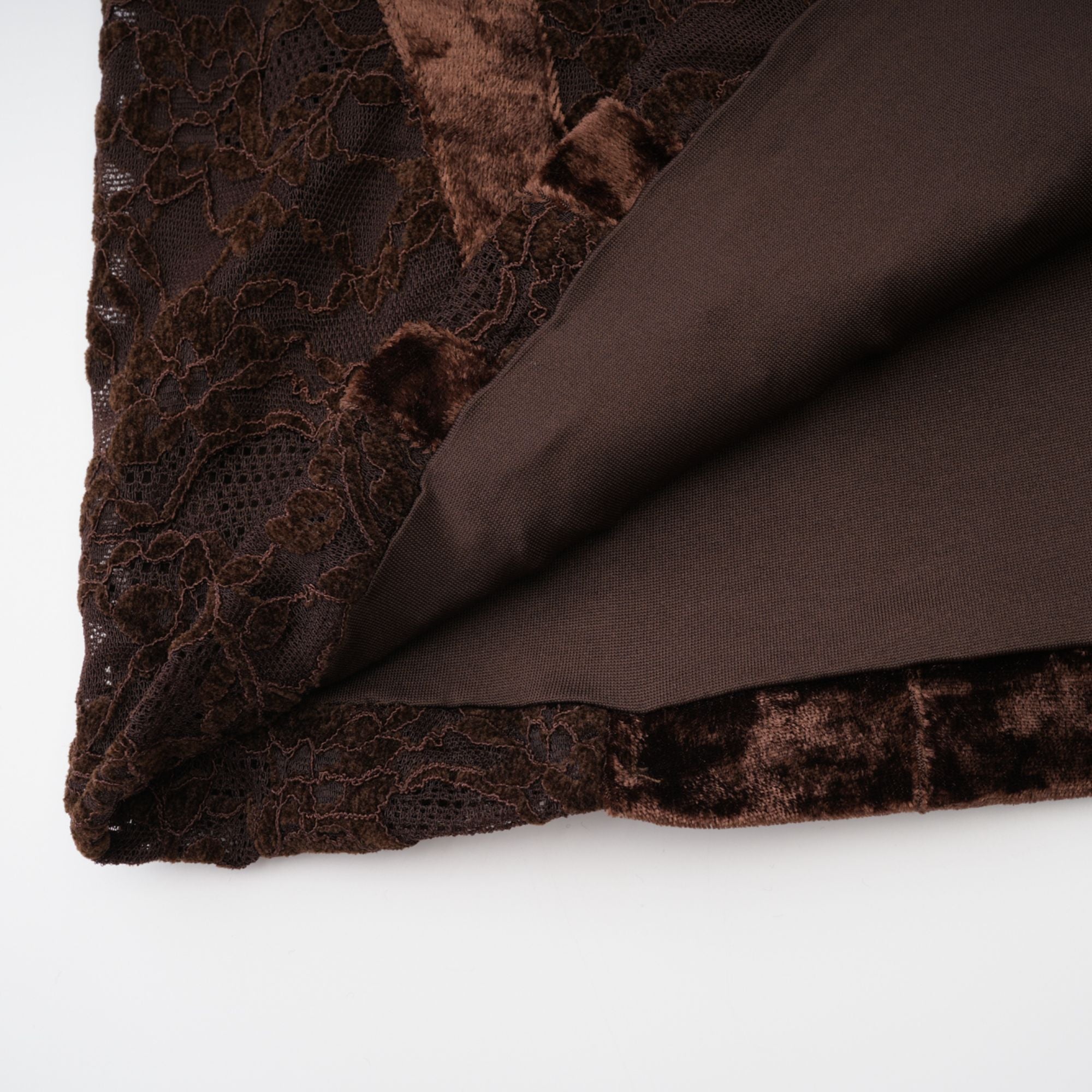 Fleur kadife mini elbise