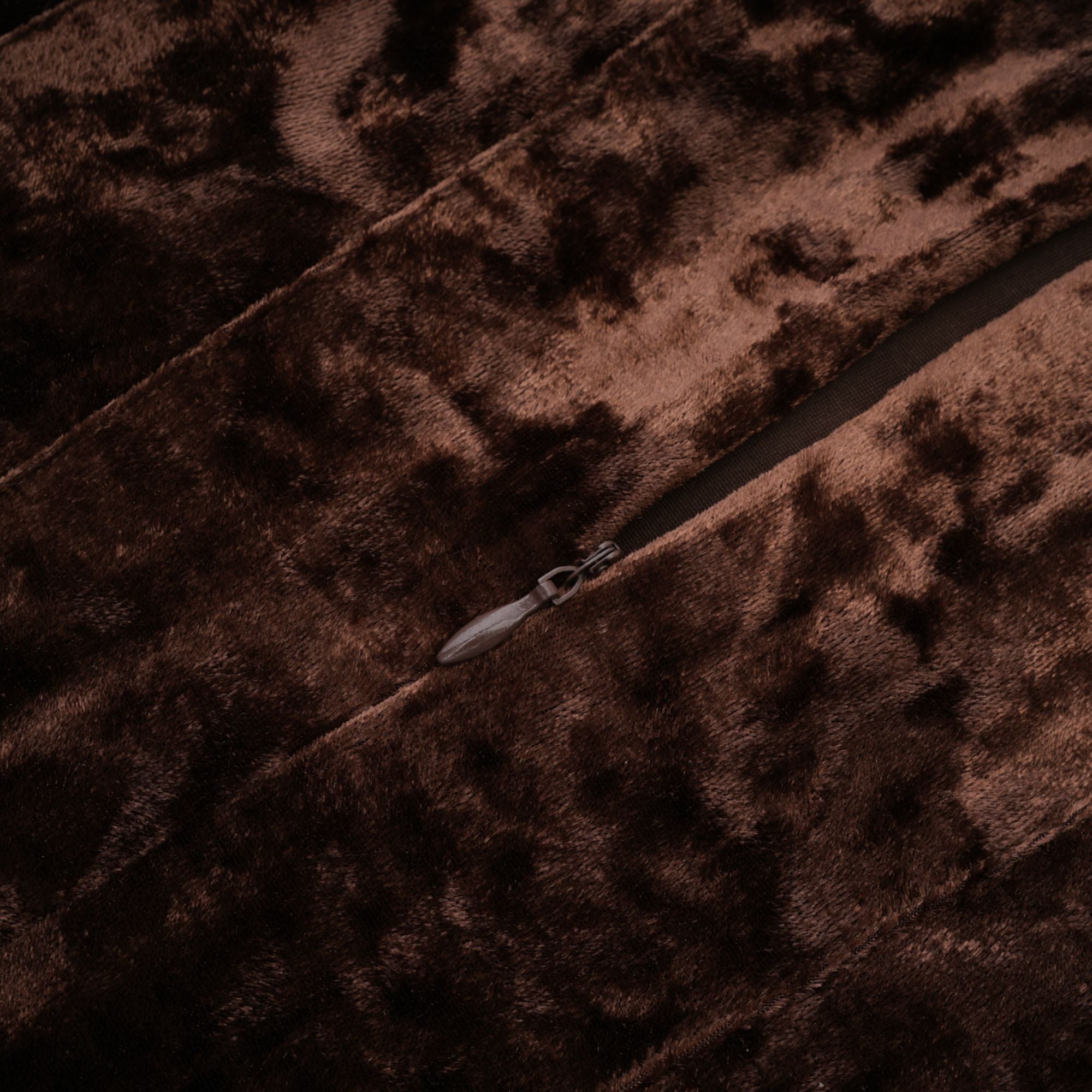 Fleur kadife mini elbise