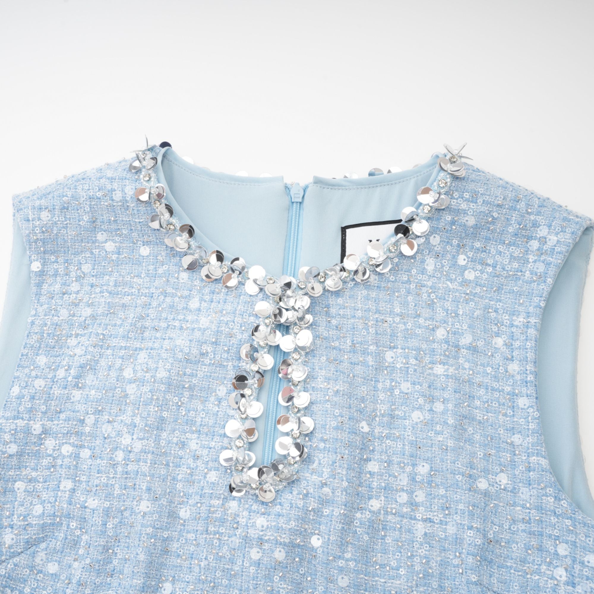 Émilie tüvit mini elbise