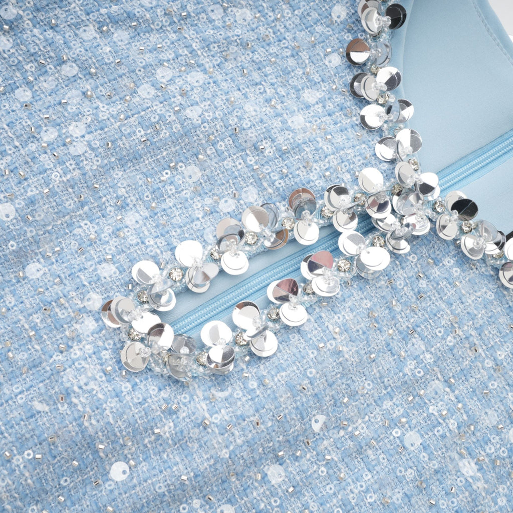 Émilie tüvit mini elbise