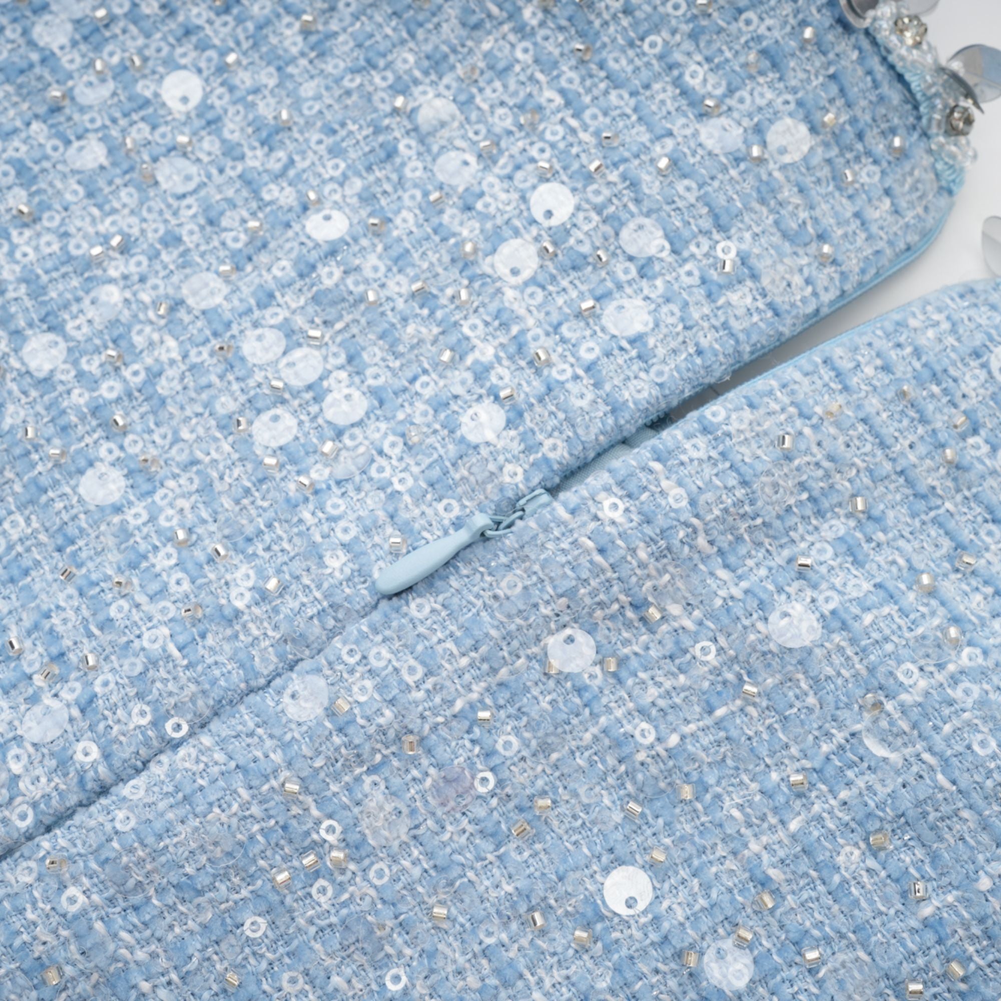 Émilie tüvit mini elbise