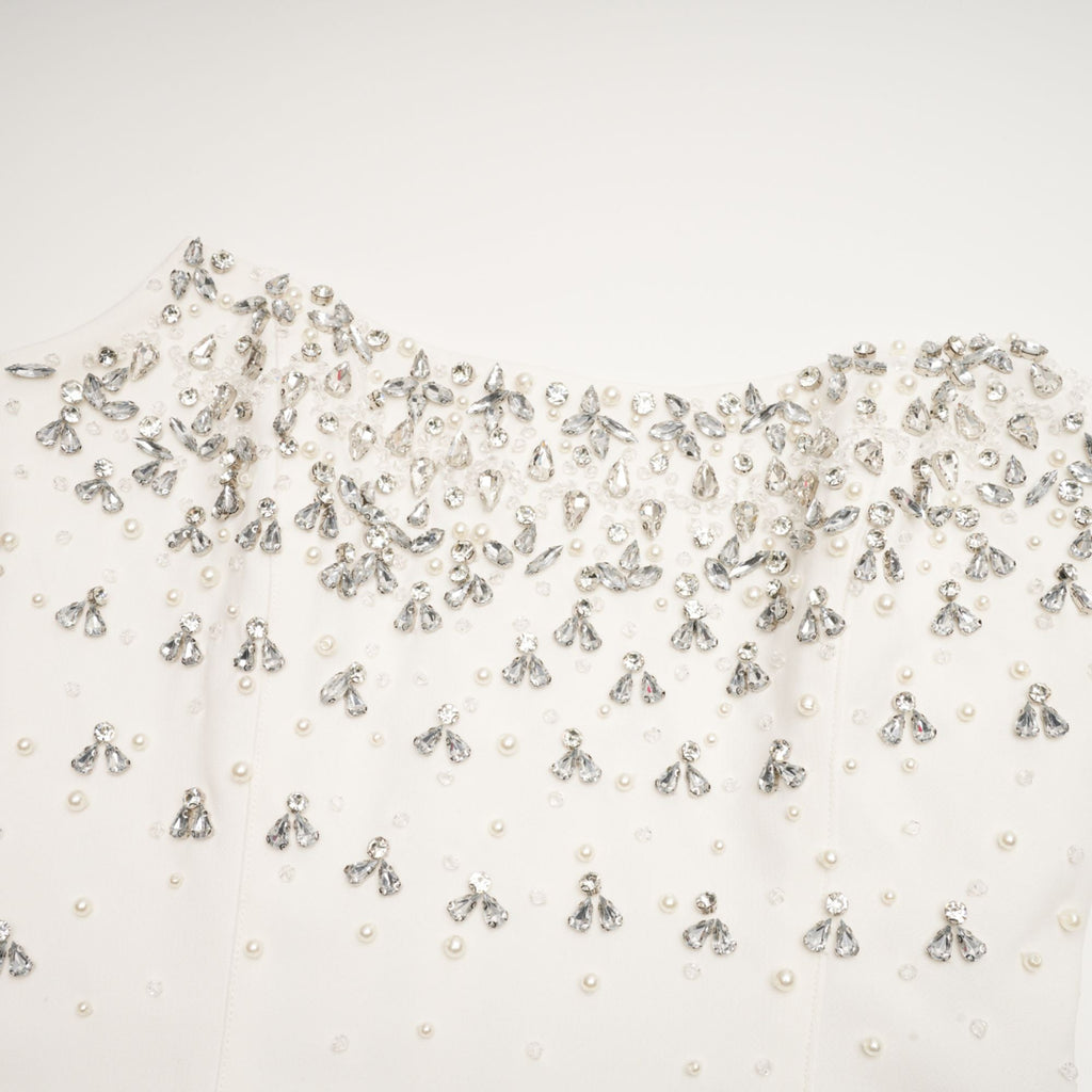 Melisande süslemeli maksi elbise