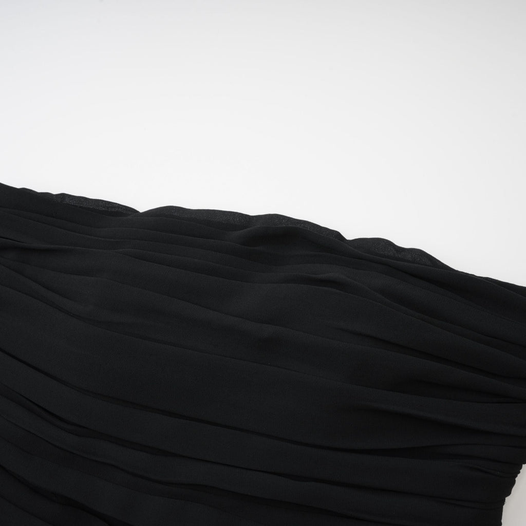 Nadine pileli mini elbise