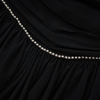 Nadine pileli mini elbise