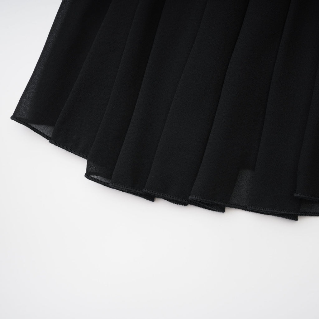 Nadine pileli mini elbise