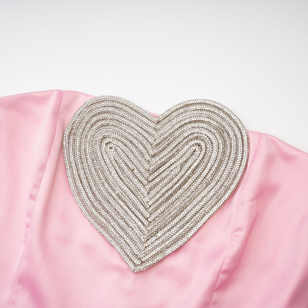 koriga kristal midi elbise