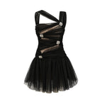 Hameda tül mini elbise