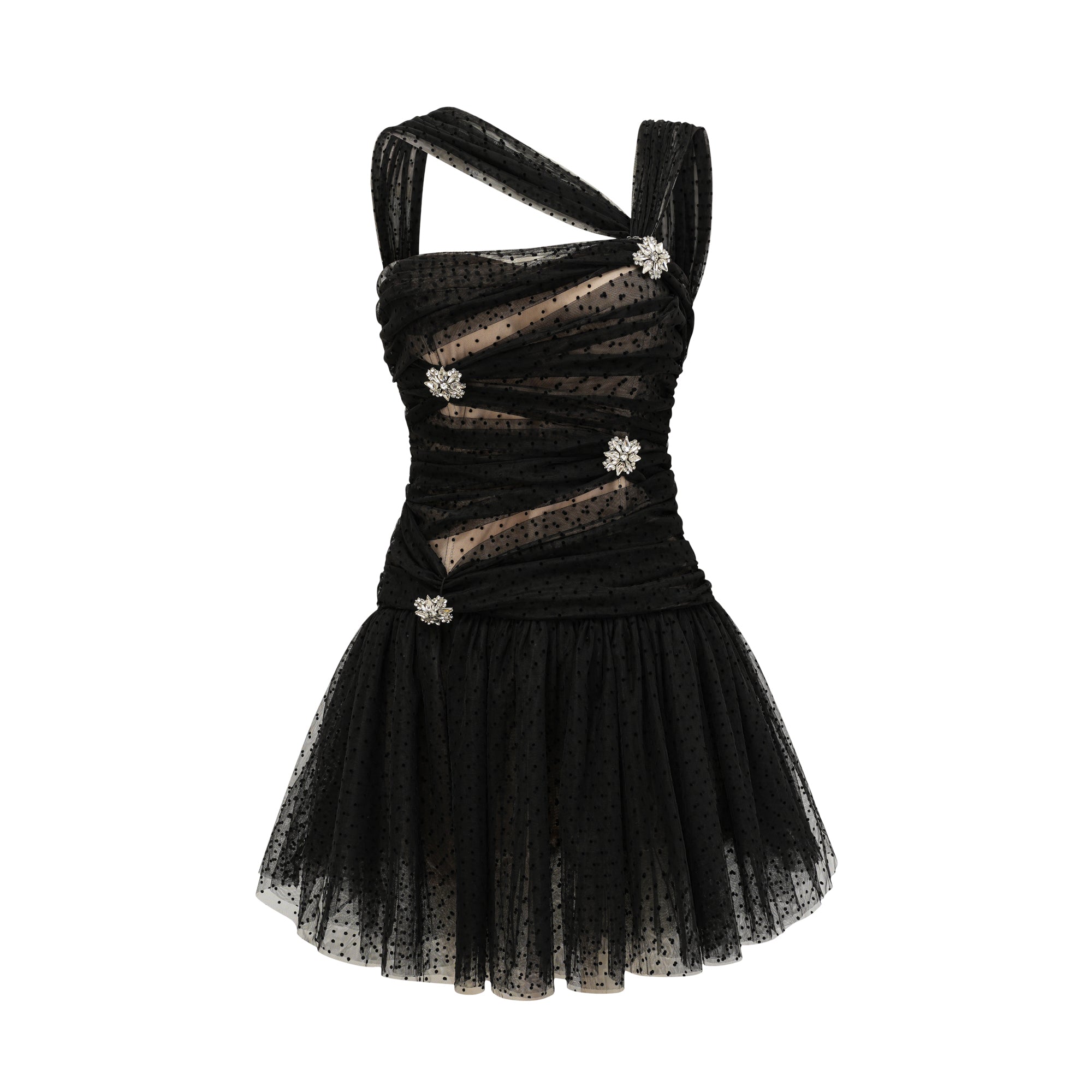 Hameda tül mini elbise