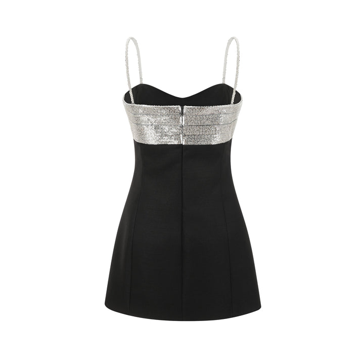 Lourdes fiyonk mini elbise