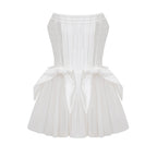 Joséphine tül mini elbise