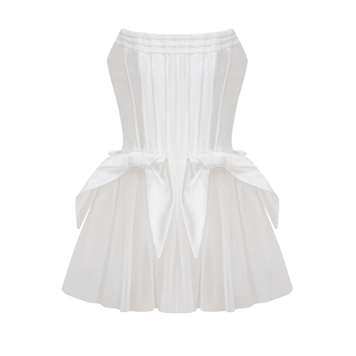 Joséphine tül mini elbise