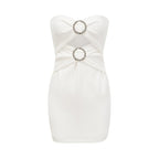 Melina fiyonk mini elbise