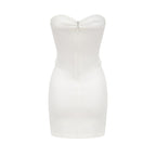 Melina fiyonk mini elbise