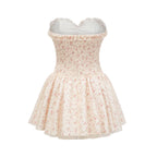 Gisèle çiçek mini elbise