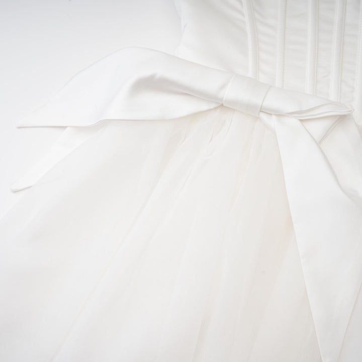 Joséphine tül mini elbise