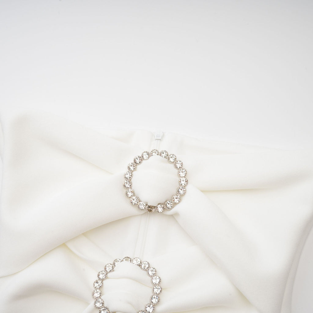 Melina fiyonk mini elbise