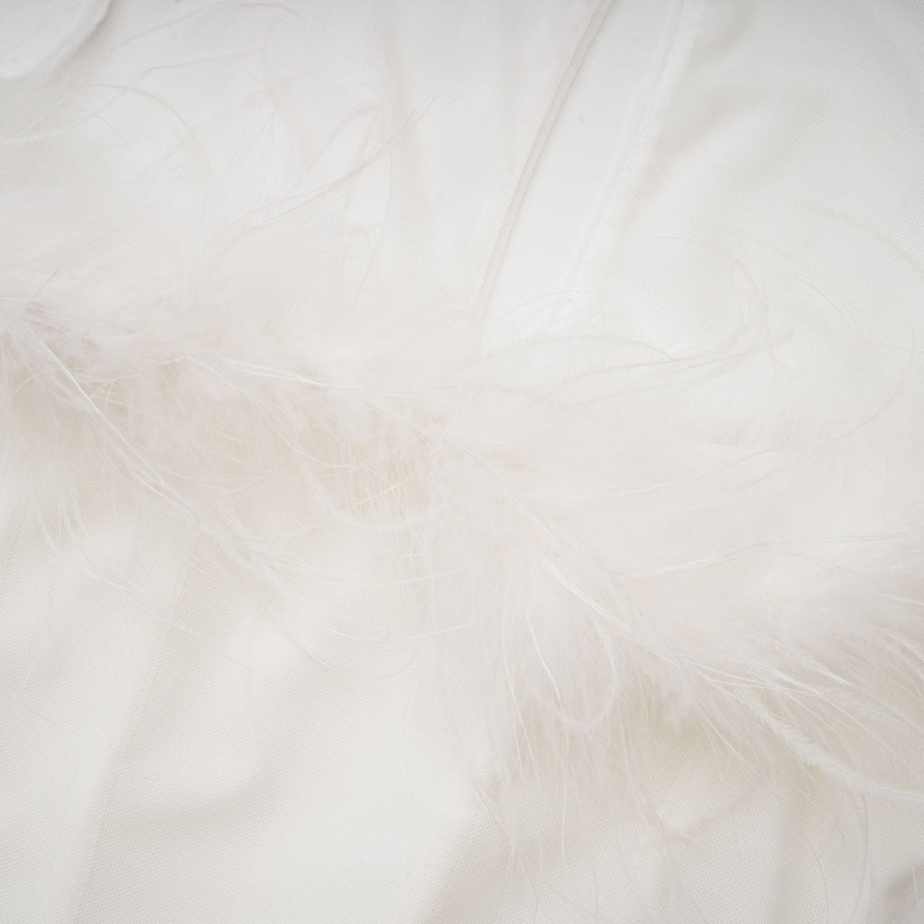 Désirée kuş tüyü maksi elbise