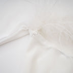 Désirée kuş tüyü maksi elbise