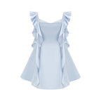 Reno süslemeli mini elbise