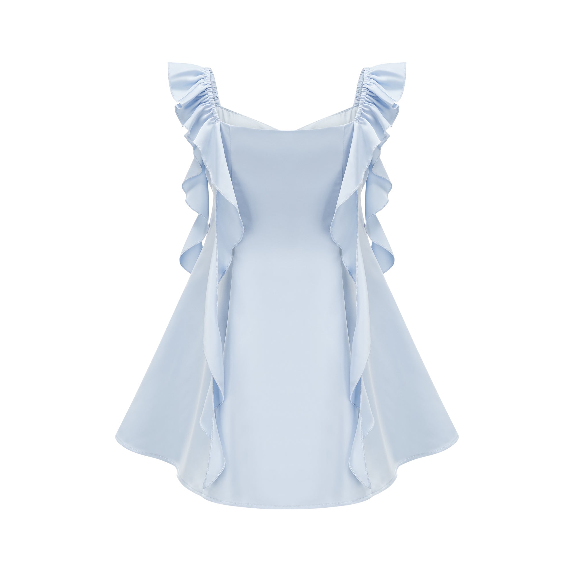 Reno süslemeli mini elbise