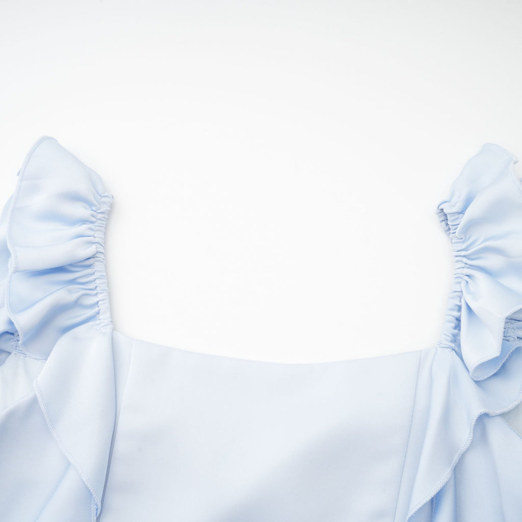 Reno süslemeli mini elbise