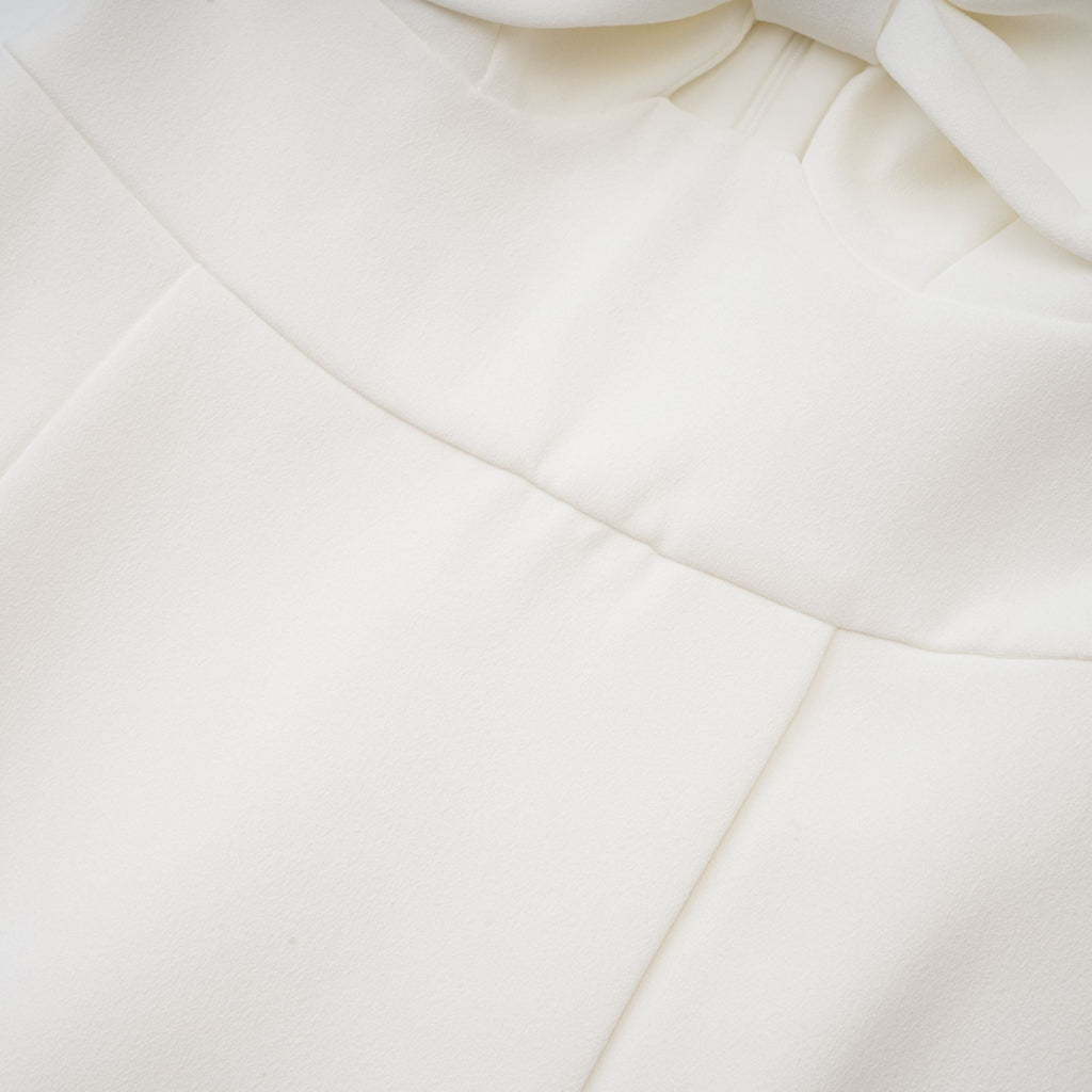 Victoire fiyonk detaylı mini elbise