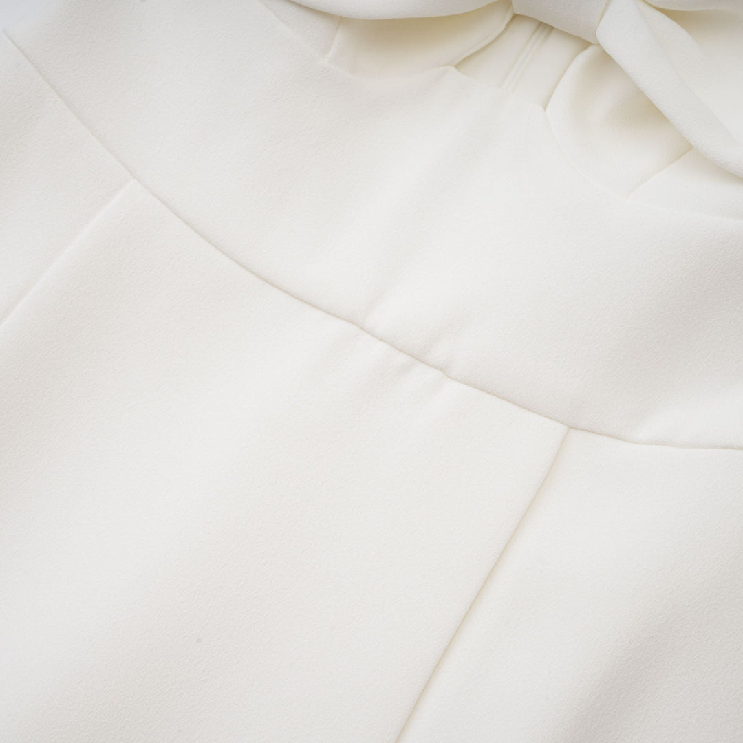 Victoire fiyonk detaylı mini elbise