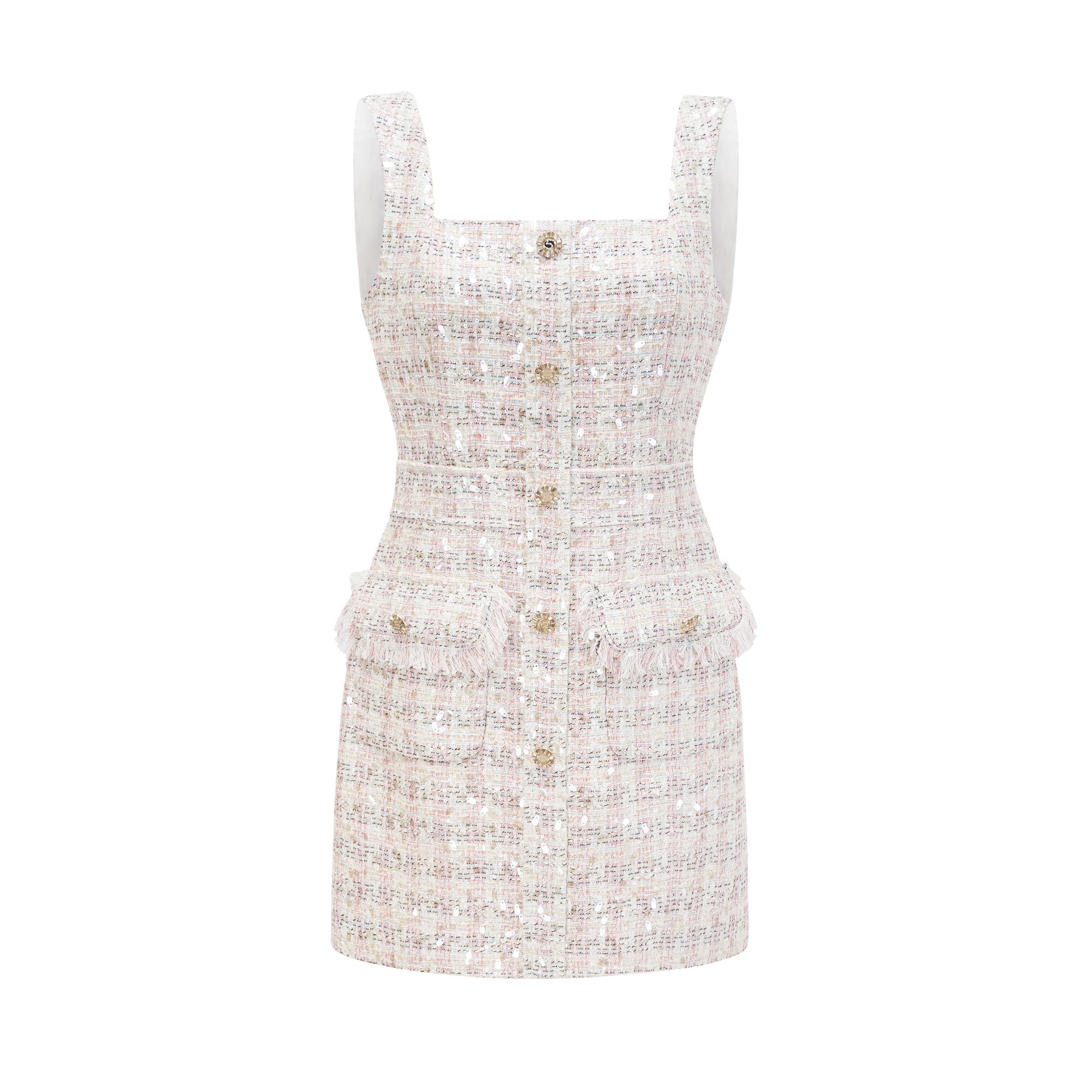 Stefania payetli tüvit mini elbise