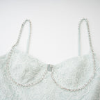 Vanna dantelli mini elbise